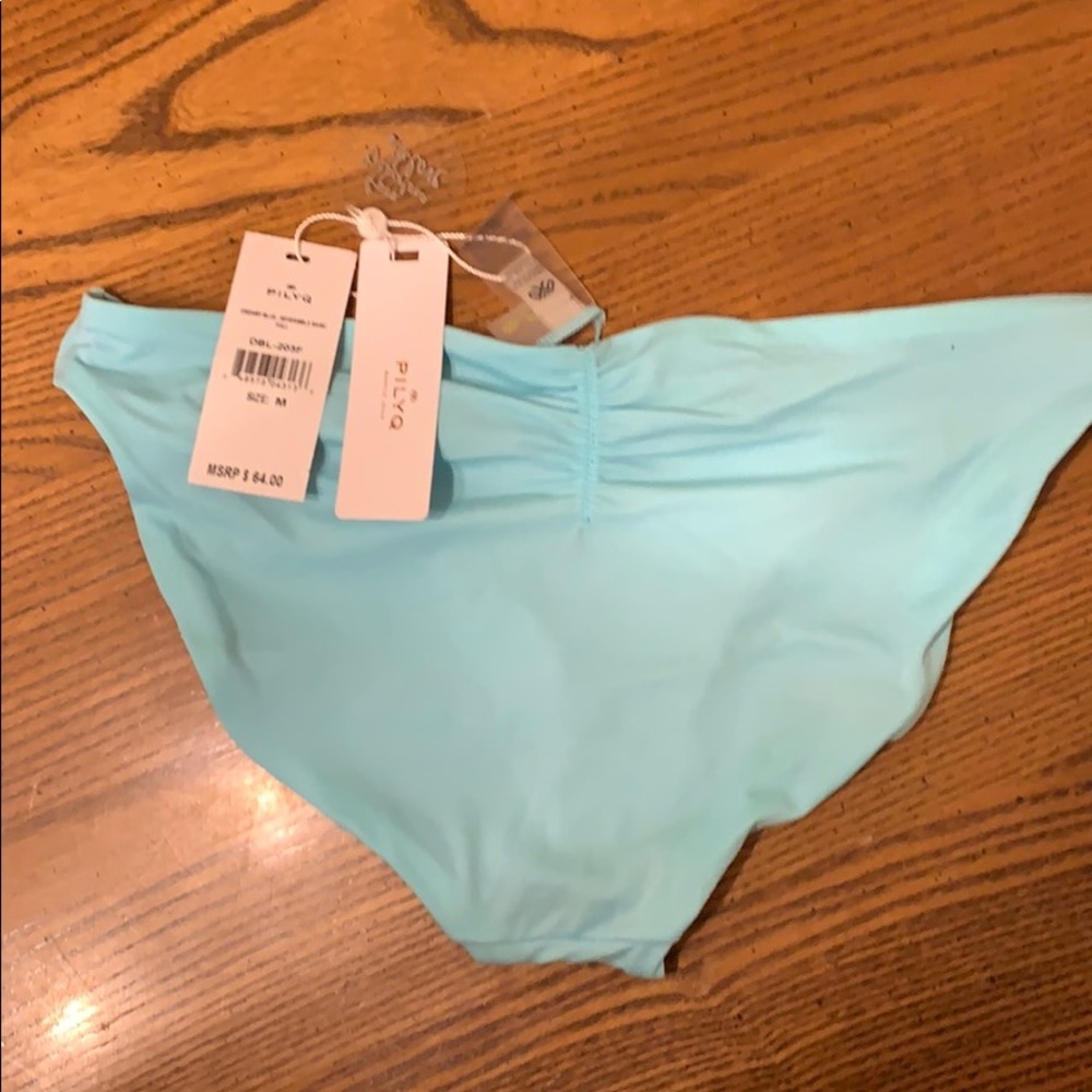 NWT PILYQ Dreamy Blue Reversible Bikini Bottom - Picture 3 of 5